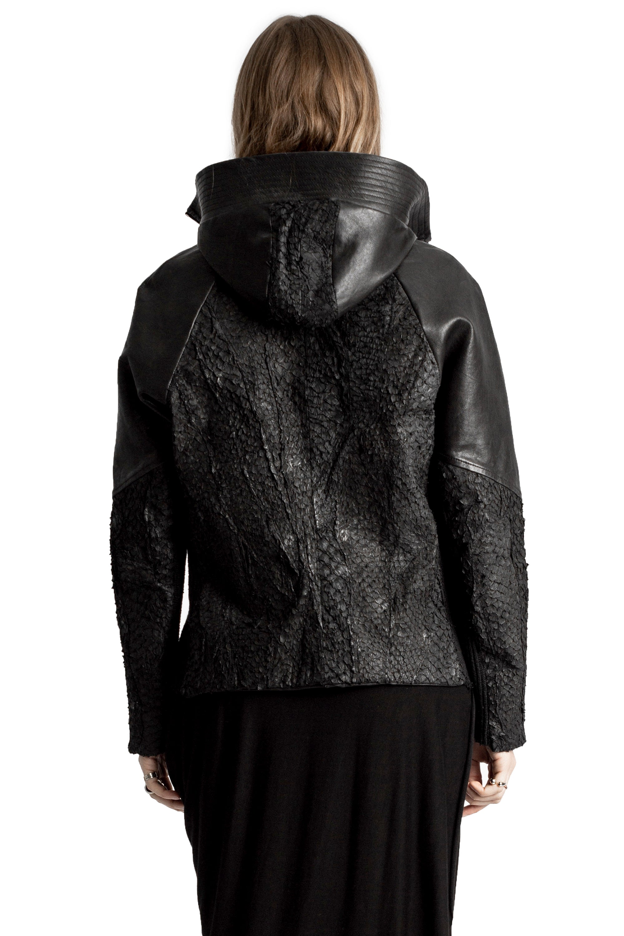 DECKARD FISH LEATHER JACKET