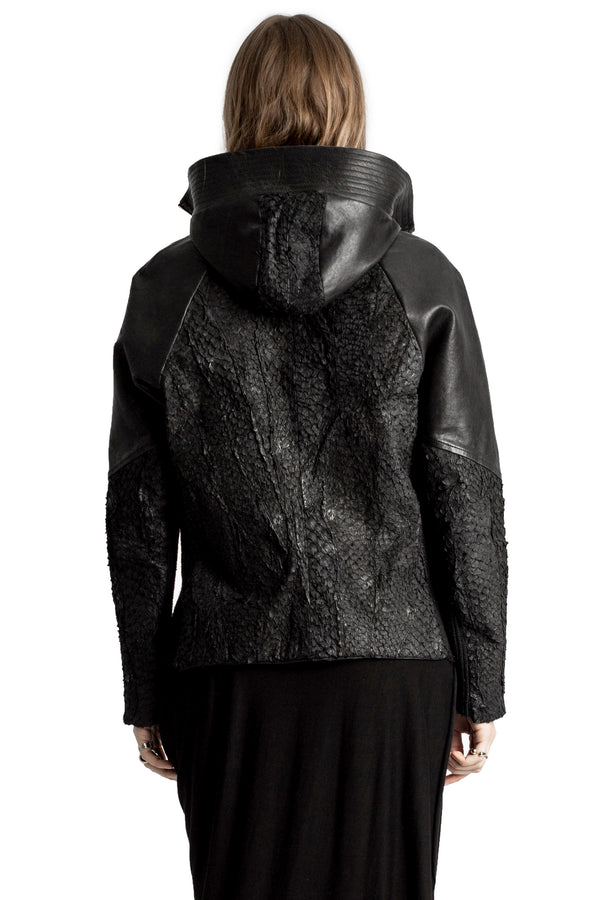 DECKARD FISH LEATHER JACKET