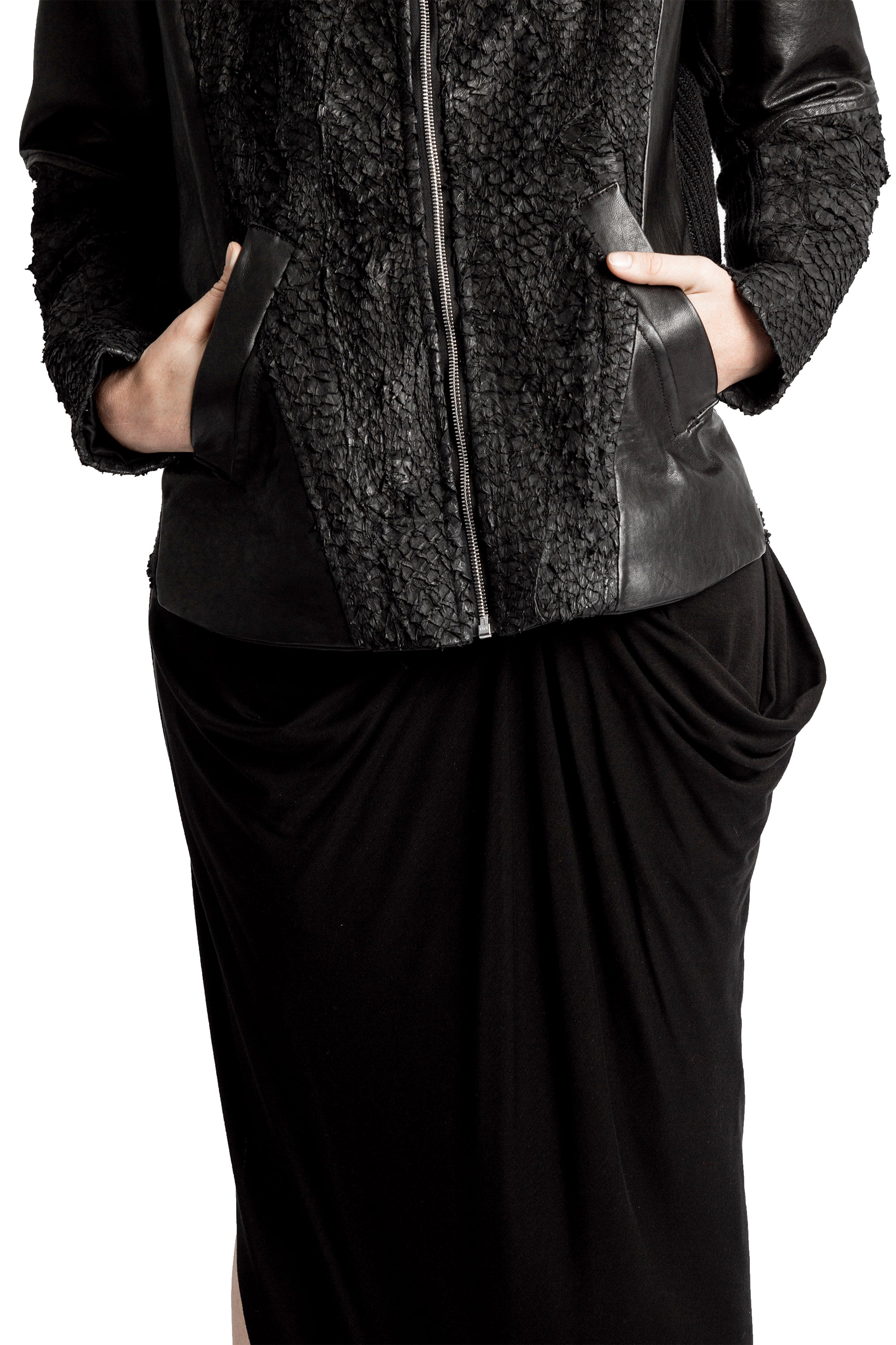 DECKARD FISH LEATHER JACKET