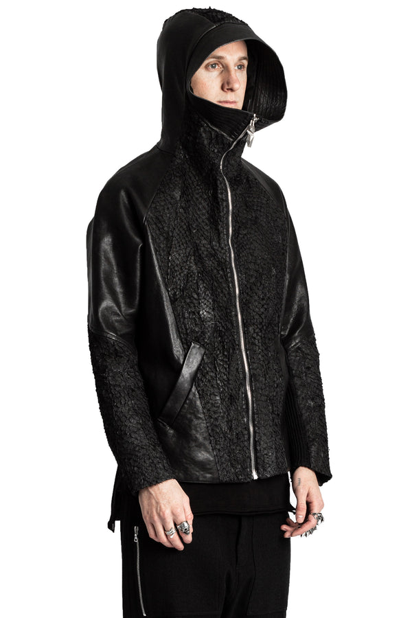DECKARD FISH LEATHER JACKET