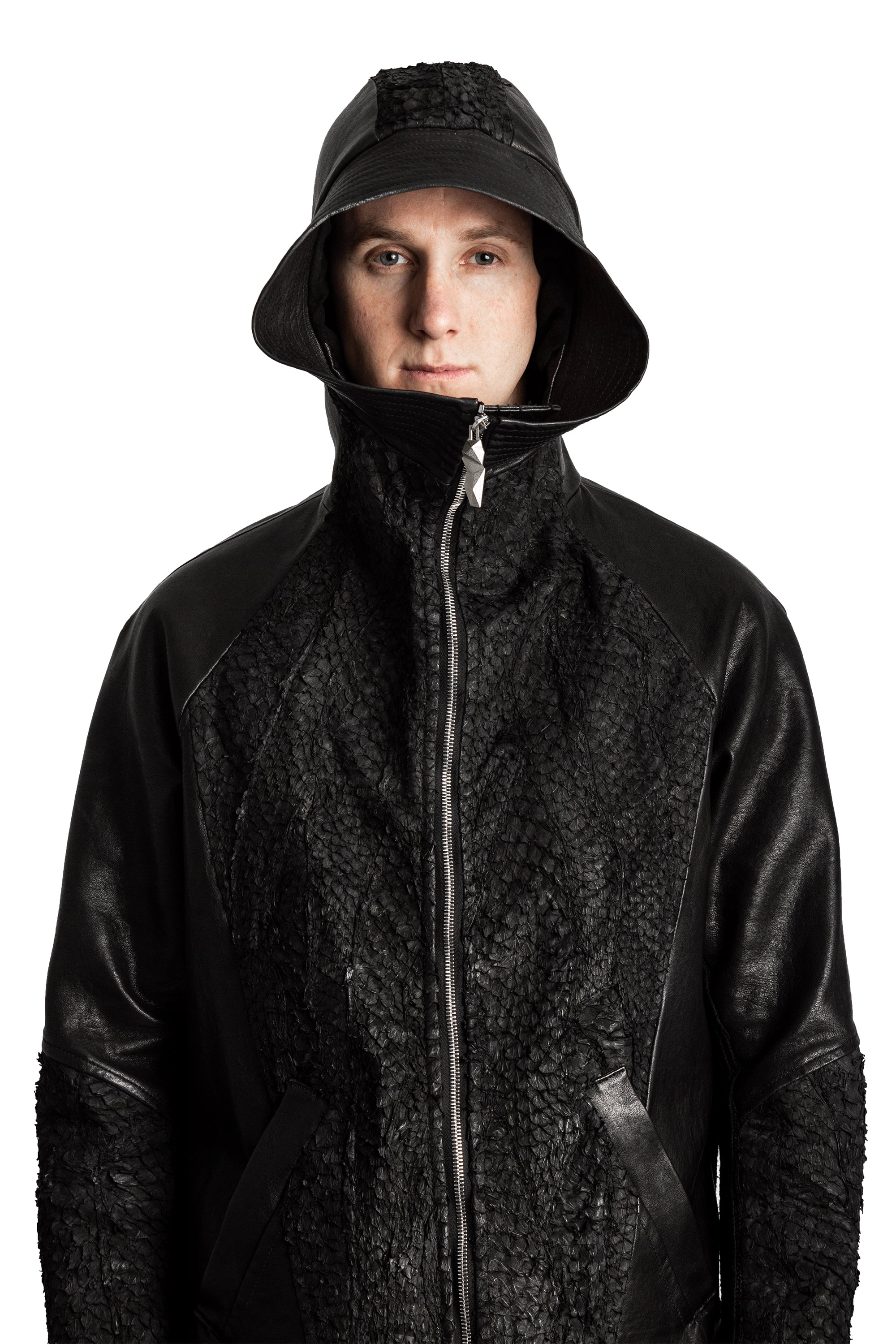 DECKARD FISH LEATHER JACKET